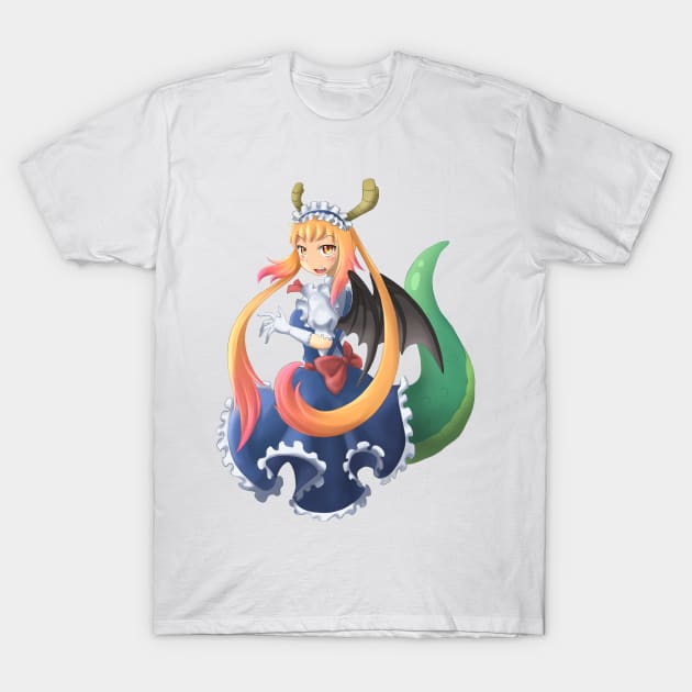 Tohru - Miss Kobayashi's Dragon Maid T-Shirt by Razicat_Art